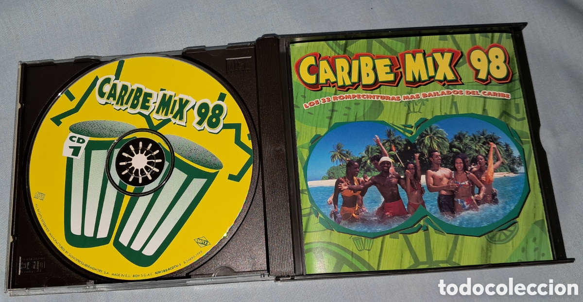 CDs de m&uacute;sica: PACK 3 CDS CARIBE MIX 98 - Foto 2