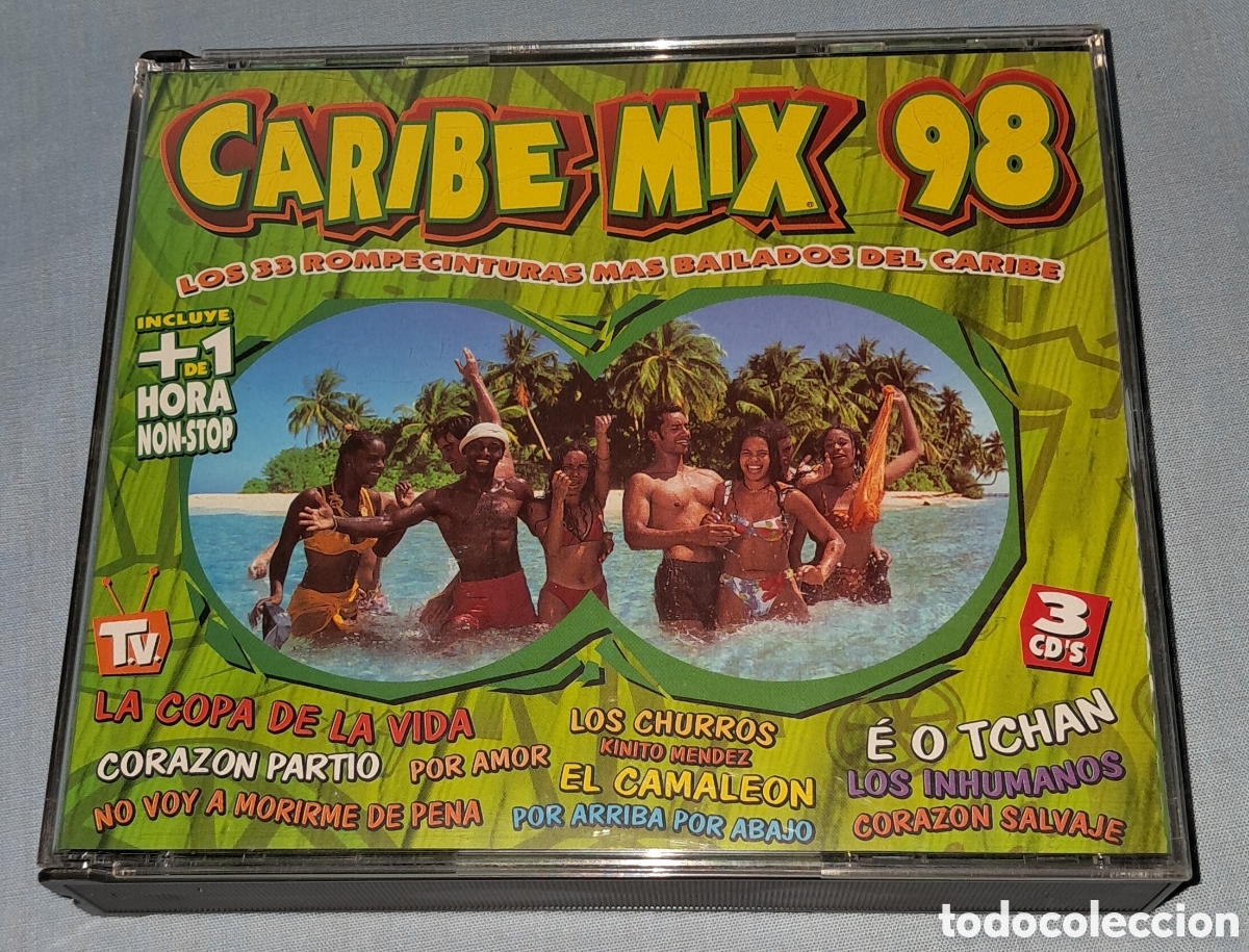 CDs de m&uacute;sica: PACK 3 CDS CARIBE MIX 98 - Foto 1
