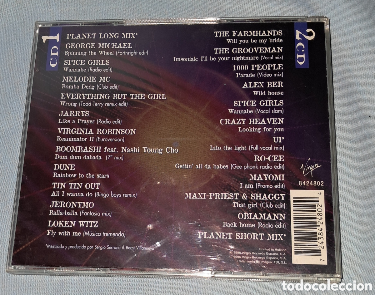 CDs de m&uacute;sica: DOBLE CD PLANET MIX 97, 1996 VIRGIN RECORDS - Foto 4
