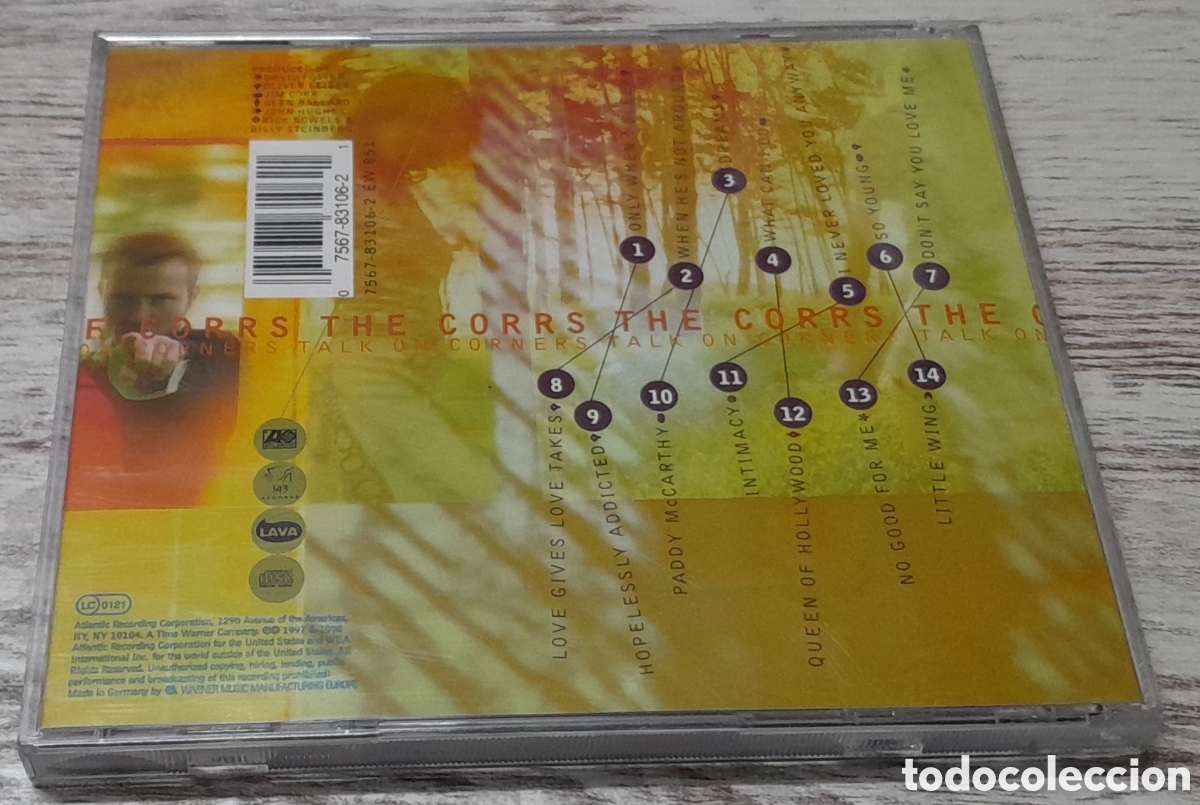 CDs de m&uacute;sica: THE CORRS - TALK ON CORNERS - Foto 2