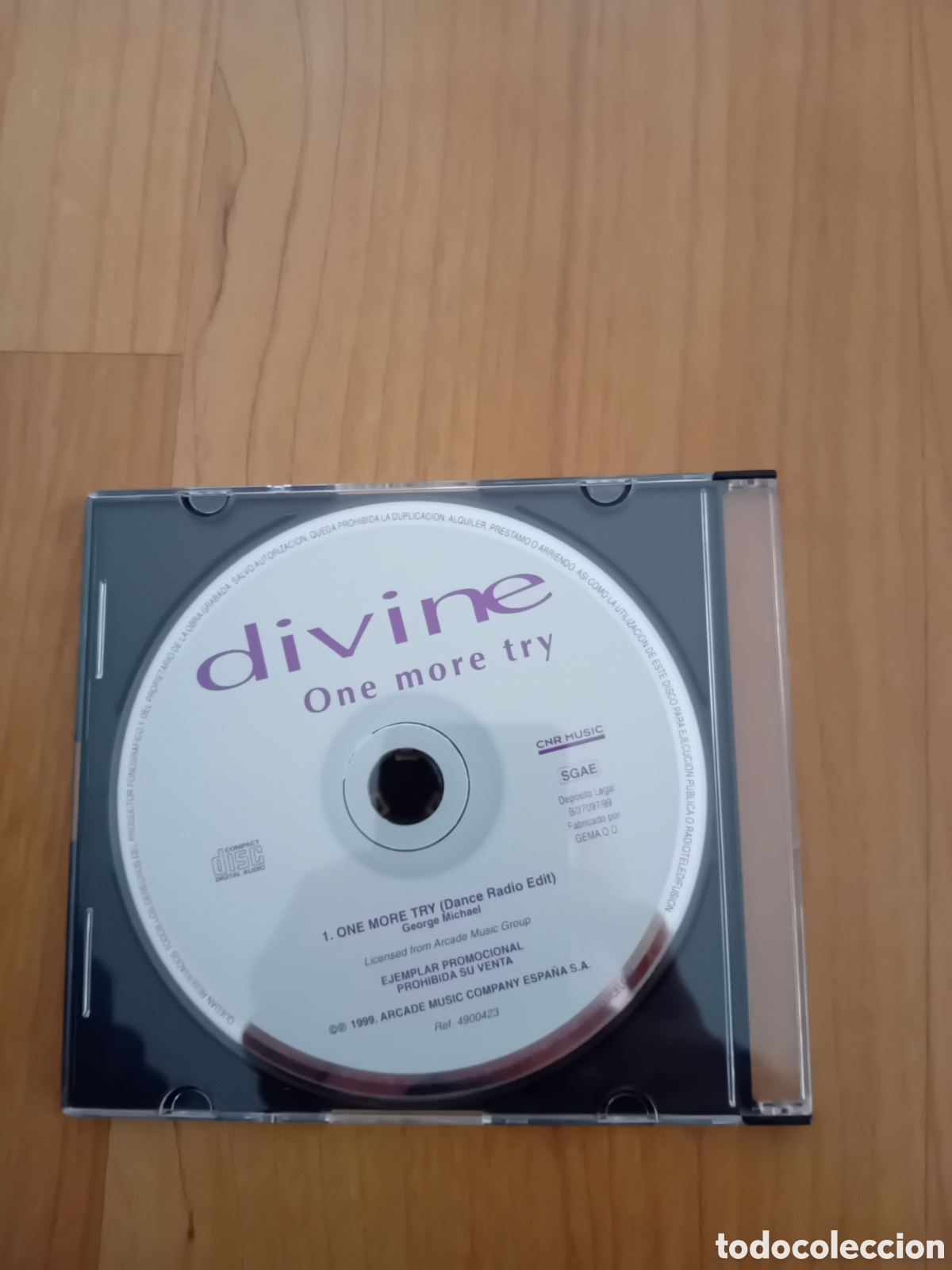 CDs de m&uacute;sica: DIVINE. ONE MORE TRY - Foto 1