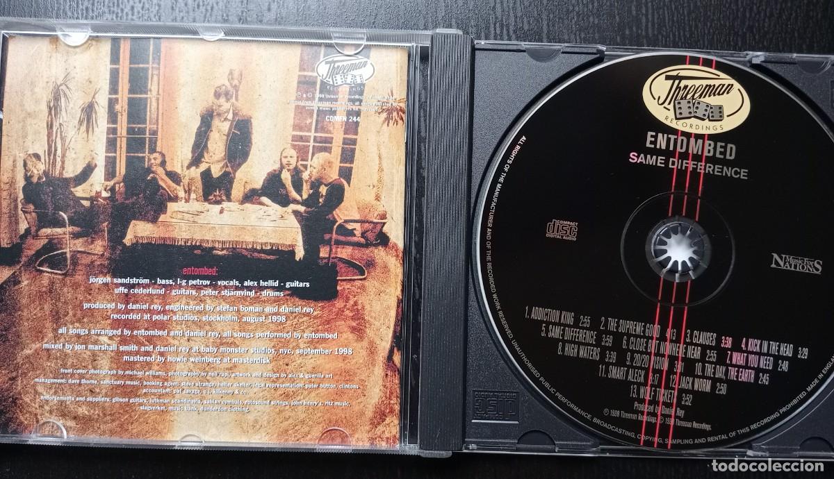 CDs de m&uacute;sica: (NUEVO) Entombed Same Difference /varias compras 10% o 20% descuento - Foto 2