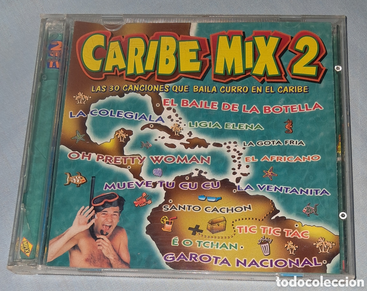 CDs de m&uacute;sica: DOBLE CD CARIBE MIX 2, 1997 - Foto 1