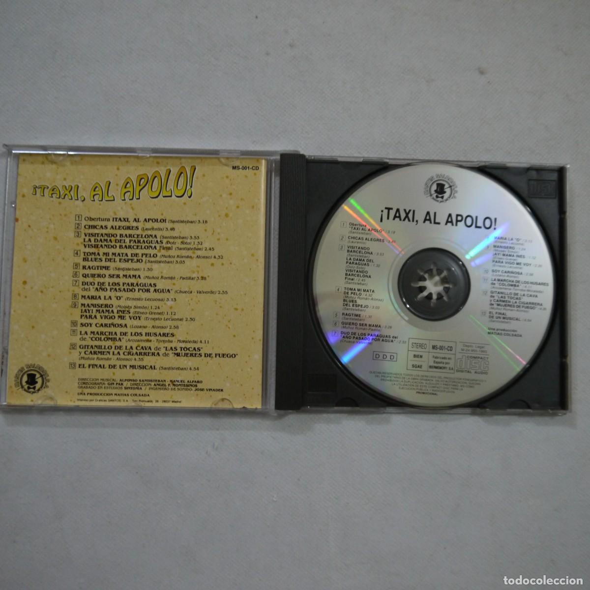 CDs de m&uacute;sica: COLSADA PRESENTA &iexcl;TAXI, AL APOLO! - CD - Foto 2