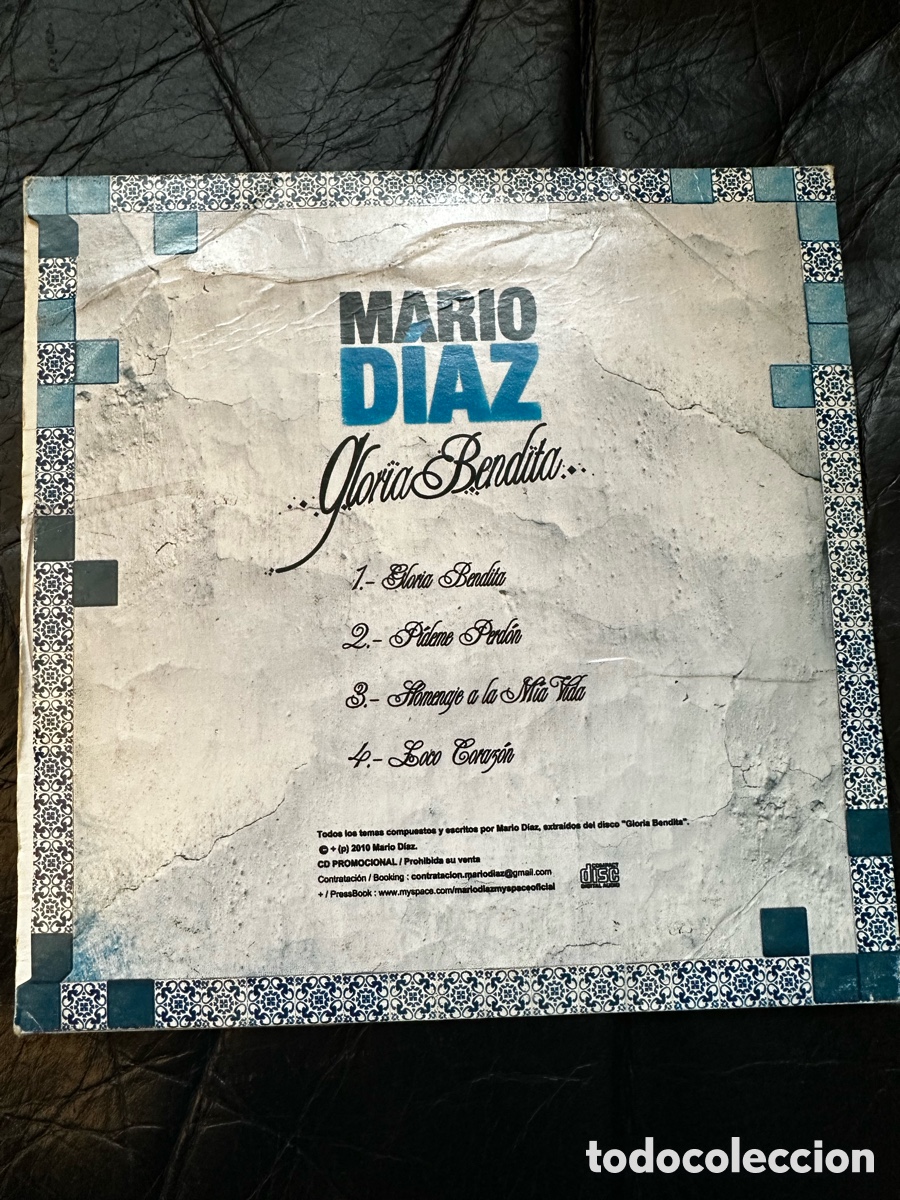 CDs de m&uacute;sica: MARIO DIAZ - GLORIA BENDITA - CD - Foto 3