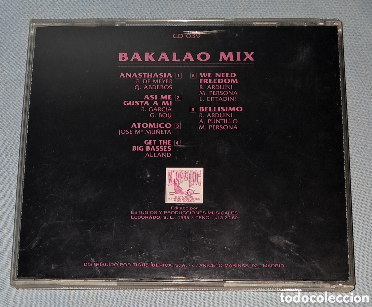 CDs de m&uacute;sica: CD BAKALAO MIX, 1995 EL DORADO - Foto 3