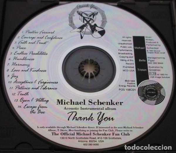 CDs de m&uacute;sica: Michael Schenker &lrm;&ndash; Thank You - CD - Foto 4
