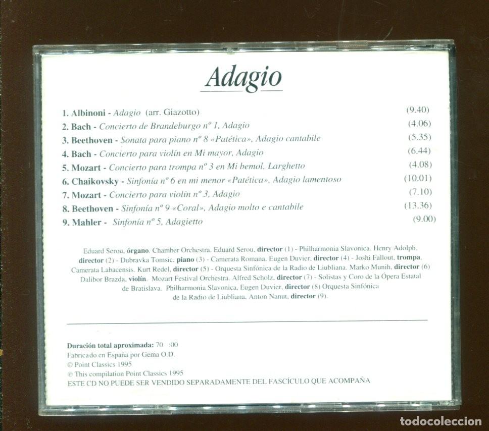 CDs de m&uacute;sica: adagios. albinoni. Bach. Mozart etc. cd - Foto 2