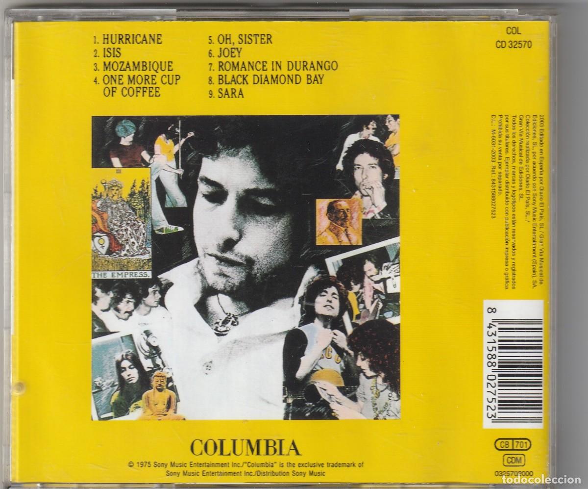 CDs de m&uacute;sica: BOB DYLAN - DESIRE (CD EL PAIS-COLUMBIA) - Foto 2