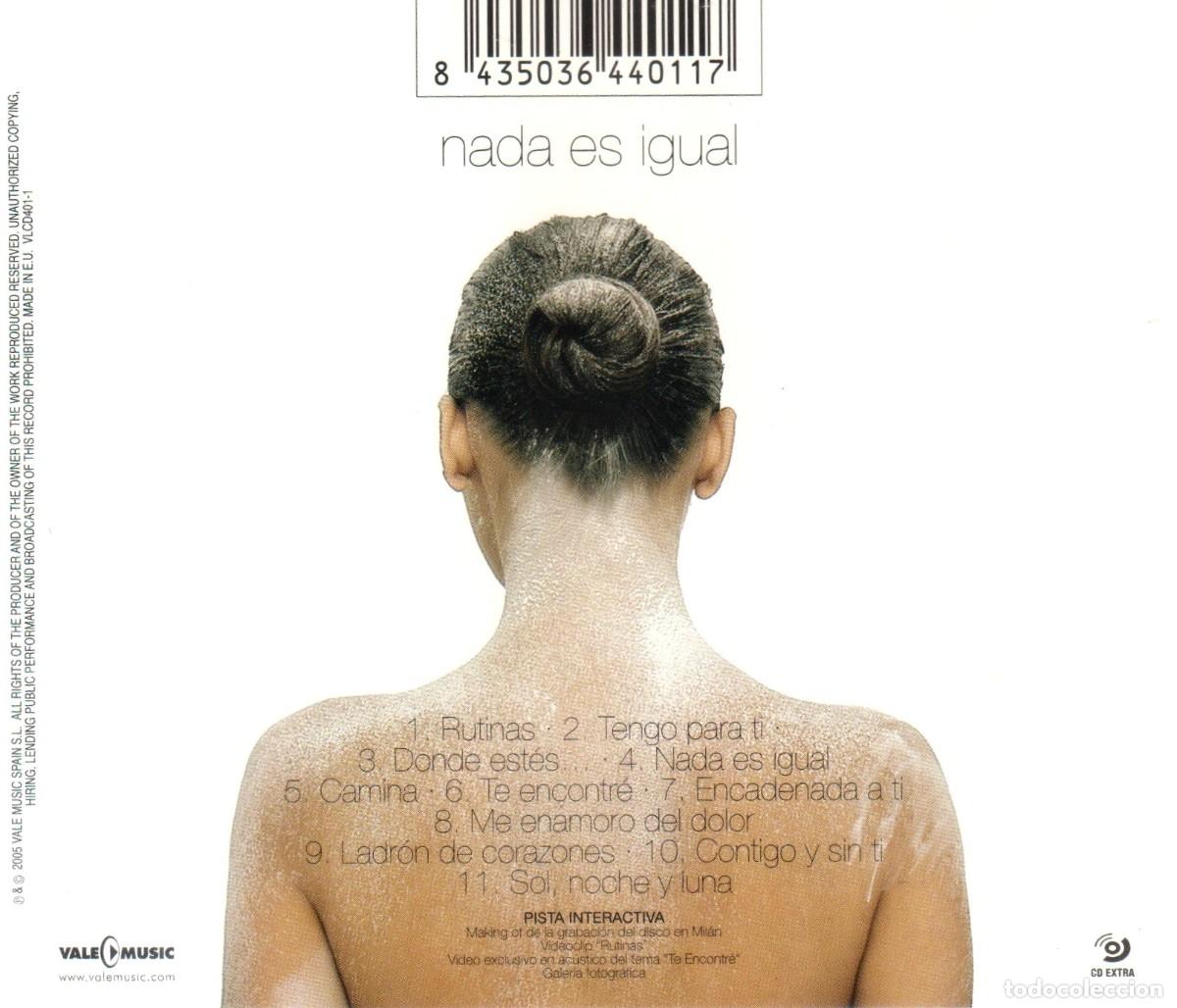 CDs de m&uacute;sica: �R1466 - CHENOA. NADA ES IGUAL. CD. - Foto 2