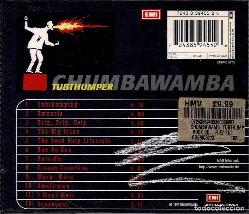 CDs de m&uacute;sica: Chumbawamba - Tubthumper. CD - Foto 2