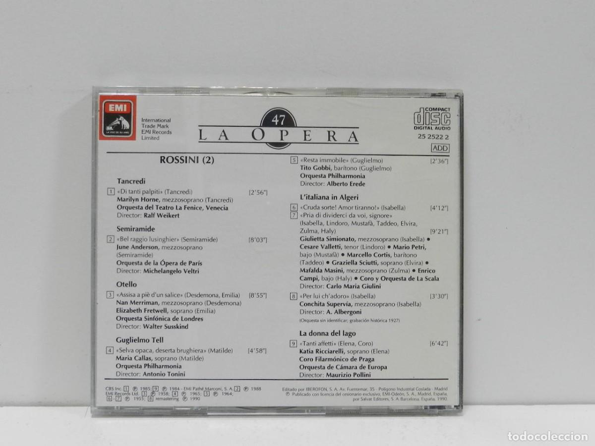 CDs de m&uacute;sica: DISCO CD. Rossini &ndash; La Opera 47. COMPACT DISC. - Foto 2