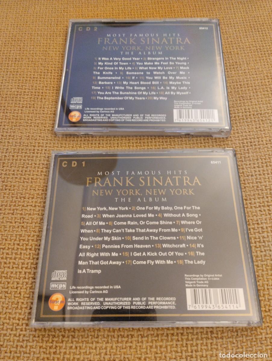 CDs de m&uacute;sica: 2 CD Frank Sinatra Most Famous Hits - Foto 2