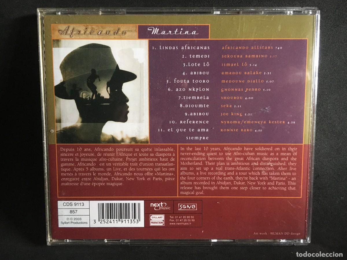 CDs de m&uacute;sica: Africando &ndash; Martina - CD - Sono - Foto 2