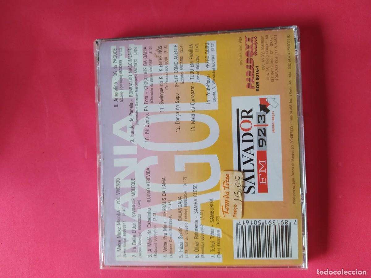 CDs de m&uacute;sica: MANIA DE PAGODE - Foto 3