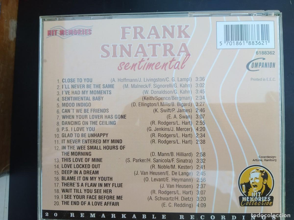 CDs de m&uacute;sica: Frank Sinatra - Sentimental - Foto 2