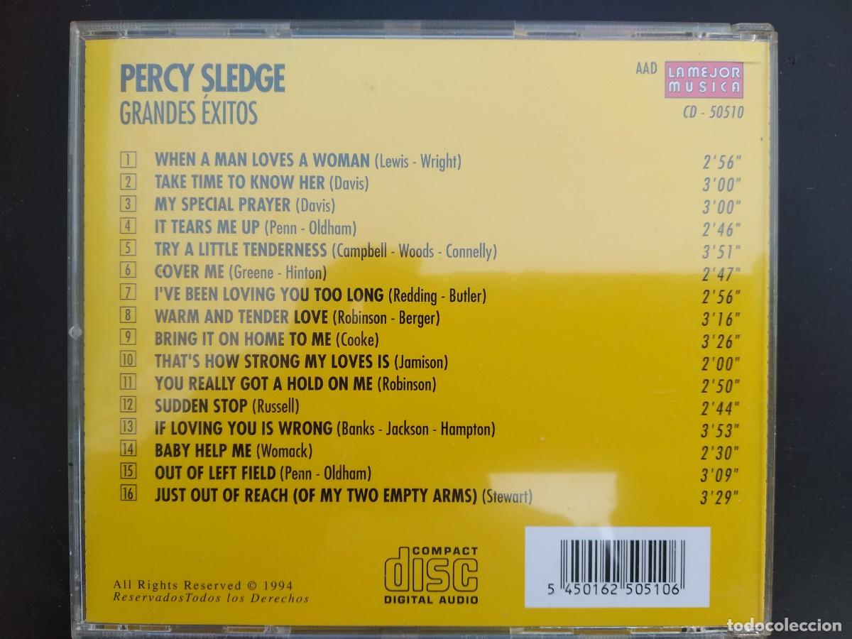 CDs de m&uacute;sica: Percy Sledge - Grandes &eacute;xitos - Foto 2