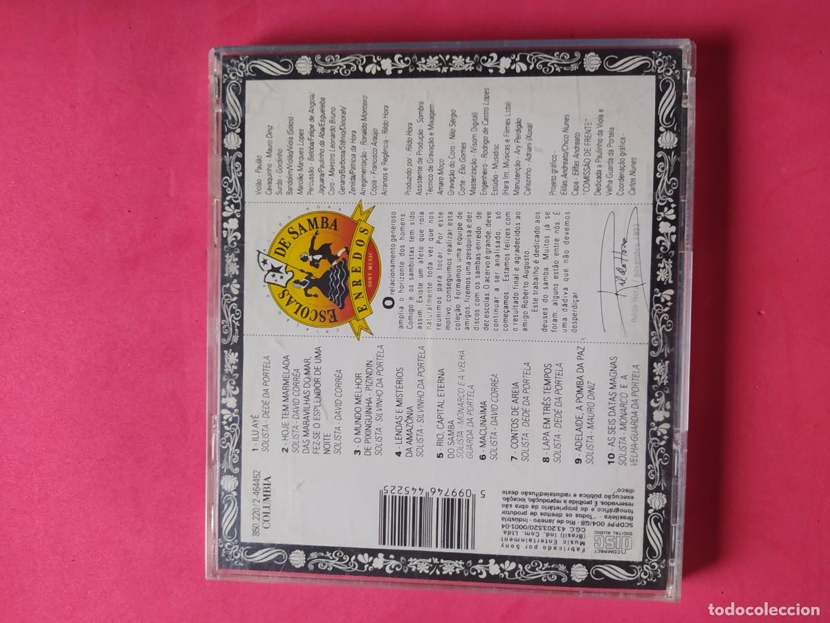 CDs de m&uacute;sica: PORTELA DAVID CORREA ESCOLAS DE SAMBA - Foto 3