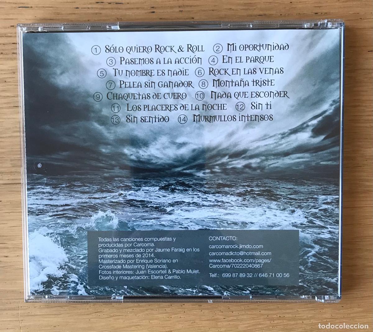 CDs de m&uacute;sica: CARCOMA: &rdquo;CONTRA VIENTO Y MAREA&rdquo; CD 2014 - HARD ROCK - Foto 2