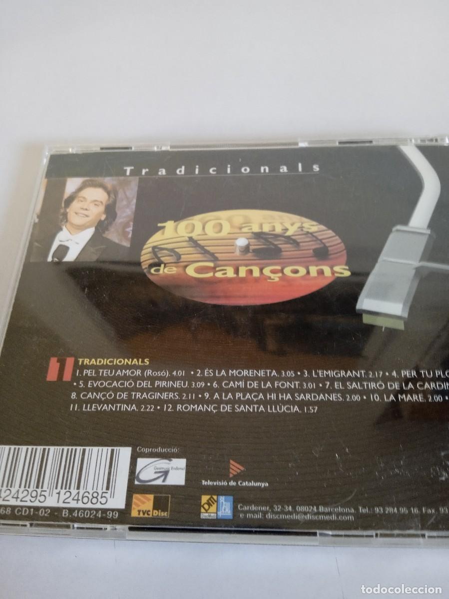 CDs de m&uacute;sica: 100 ANYS DE CAN&Ccedil;ONS TRADICIONALS - Foto 3