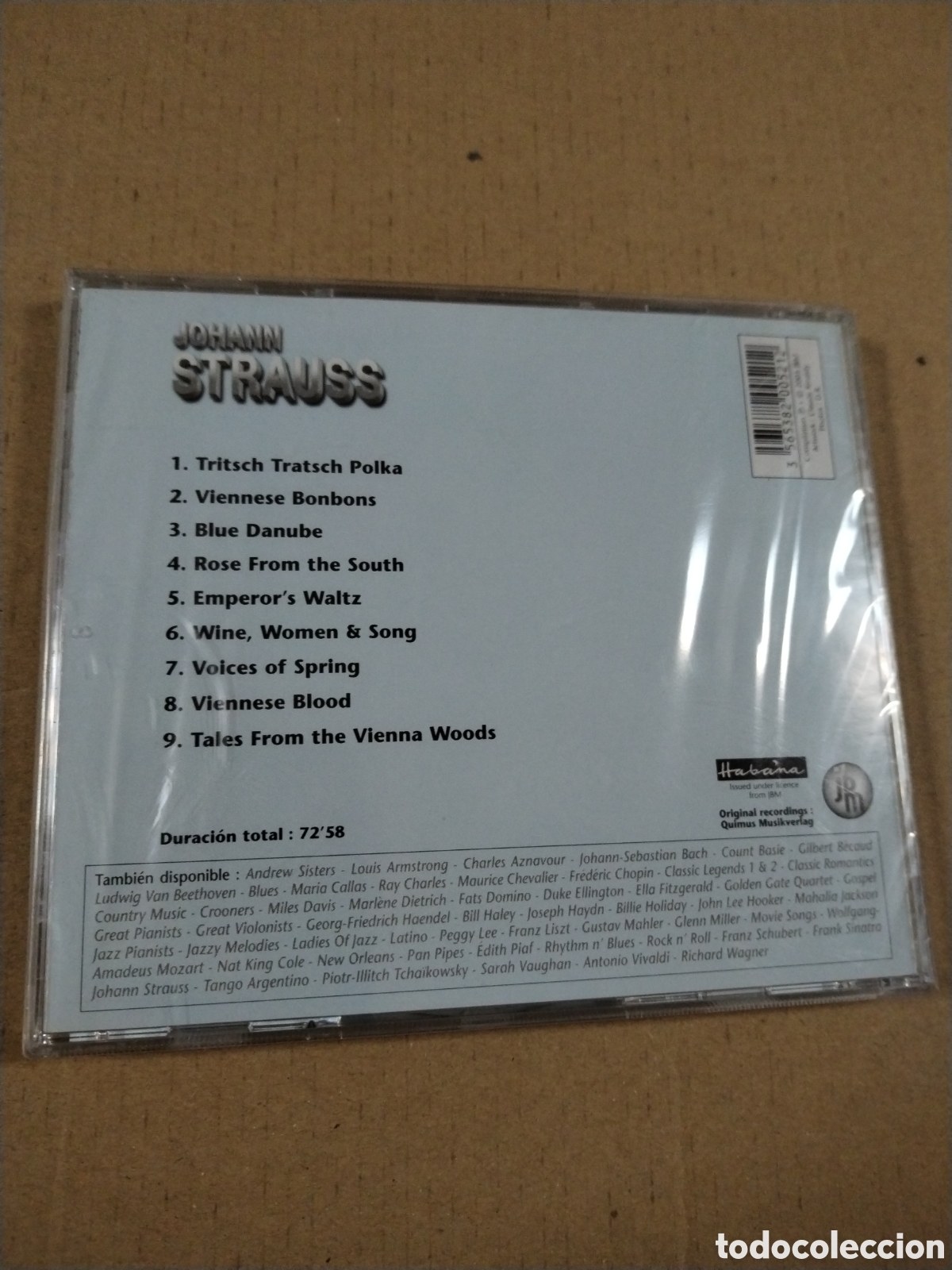 CDs de m&uacute;sica: Johann Strauss. Blue Danube... CD - Foto 2