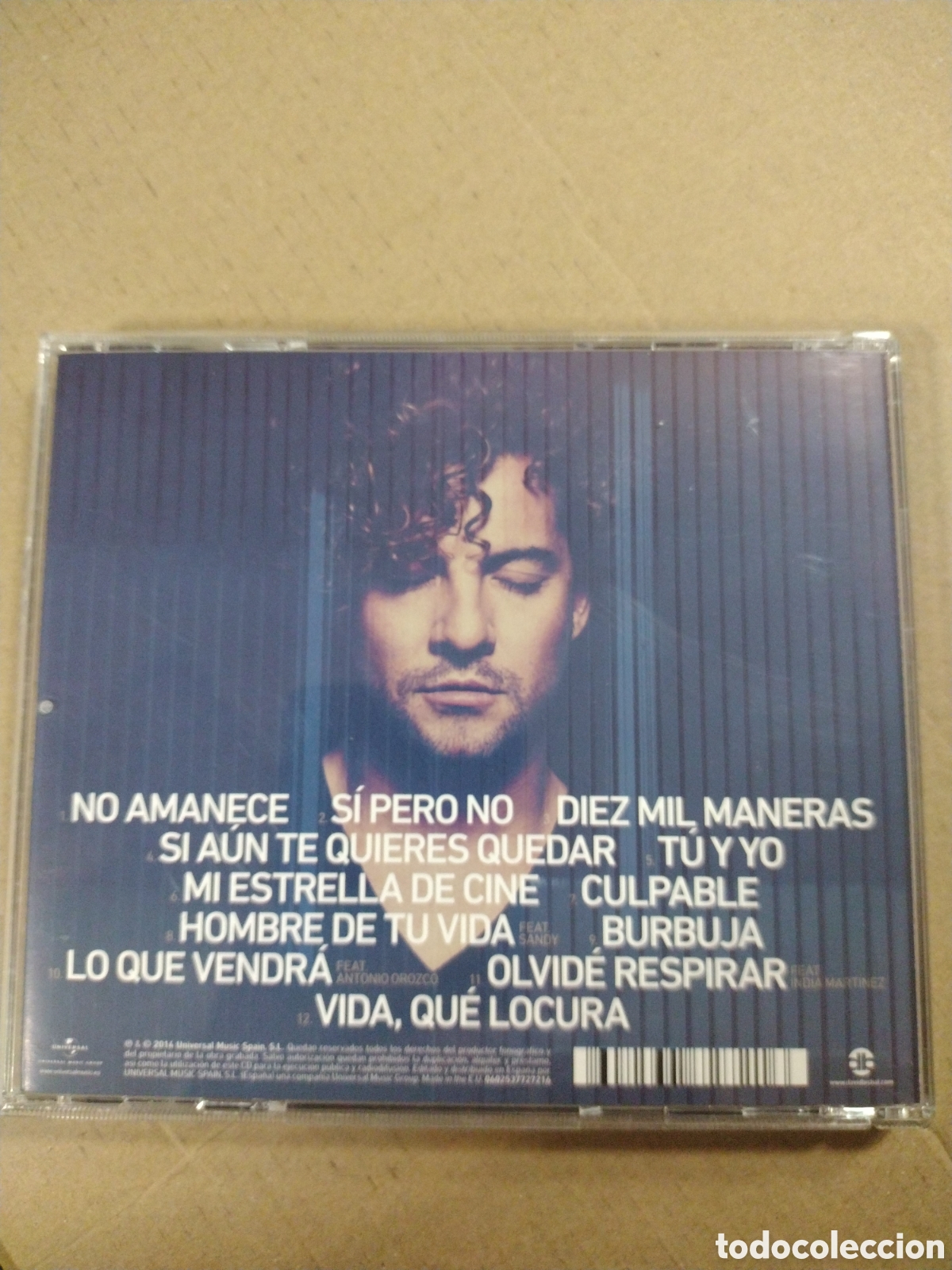 CDs de m&uacute;sica: David Bisbal. T&uacute; y yo. CD M&uacute;sica - Foto 2