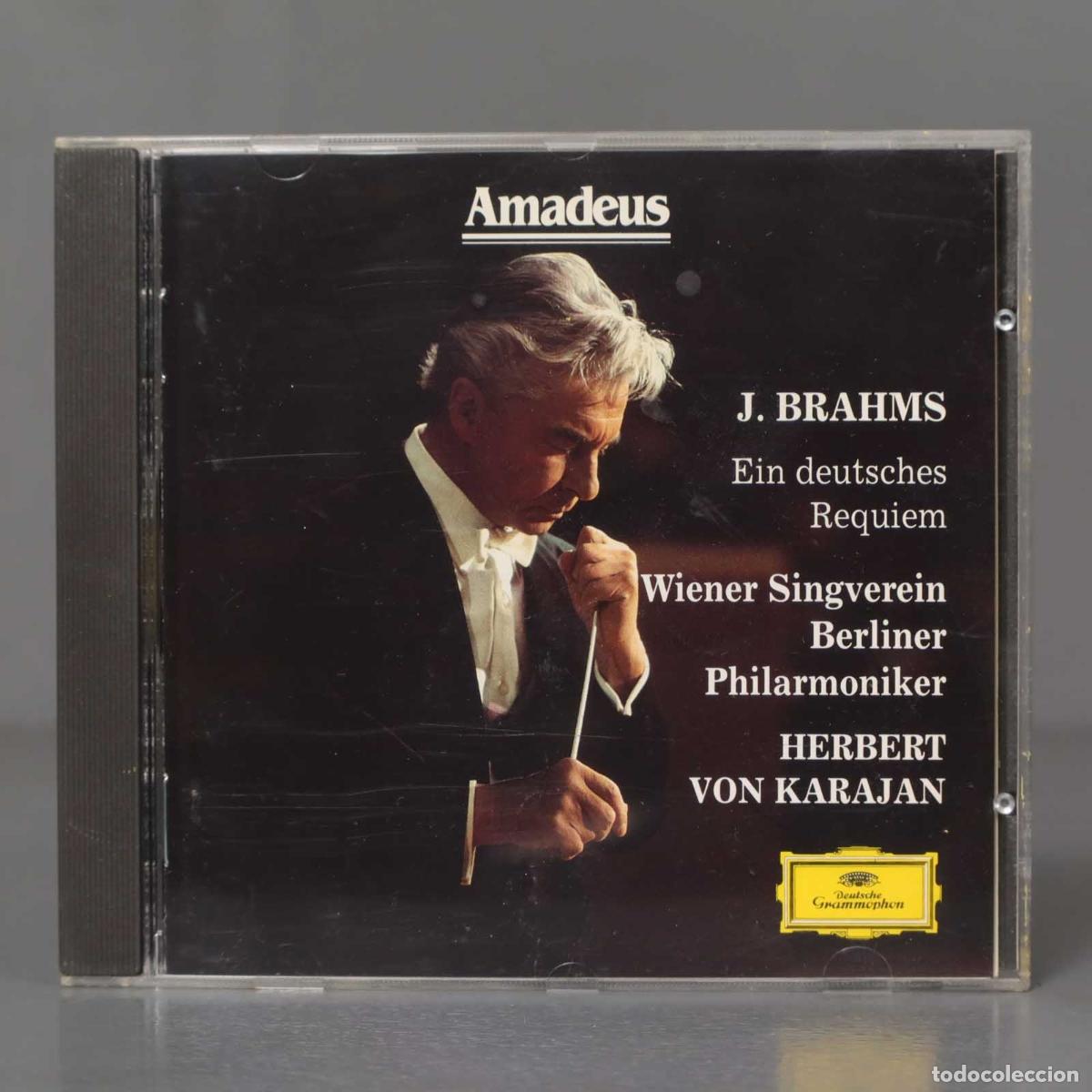 CDs de m&uacute;sica: CD. J. BRAHMS Ein deutsches Requiem. KARAJAN - Foto 1