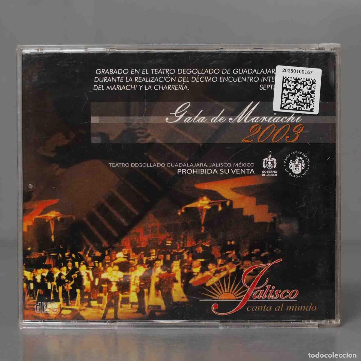 CDs de m&uacute;sica: CD. GALA MARIACHI 2003 JALISCO - Foto 2