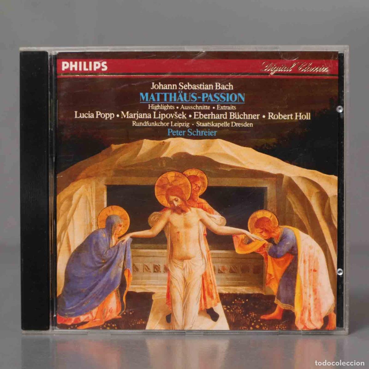 CDs de m&uacute;sica: CD. Matth&auml;us-Passion Highlights. BACH. SCHREIER - Foto 1