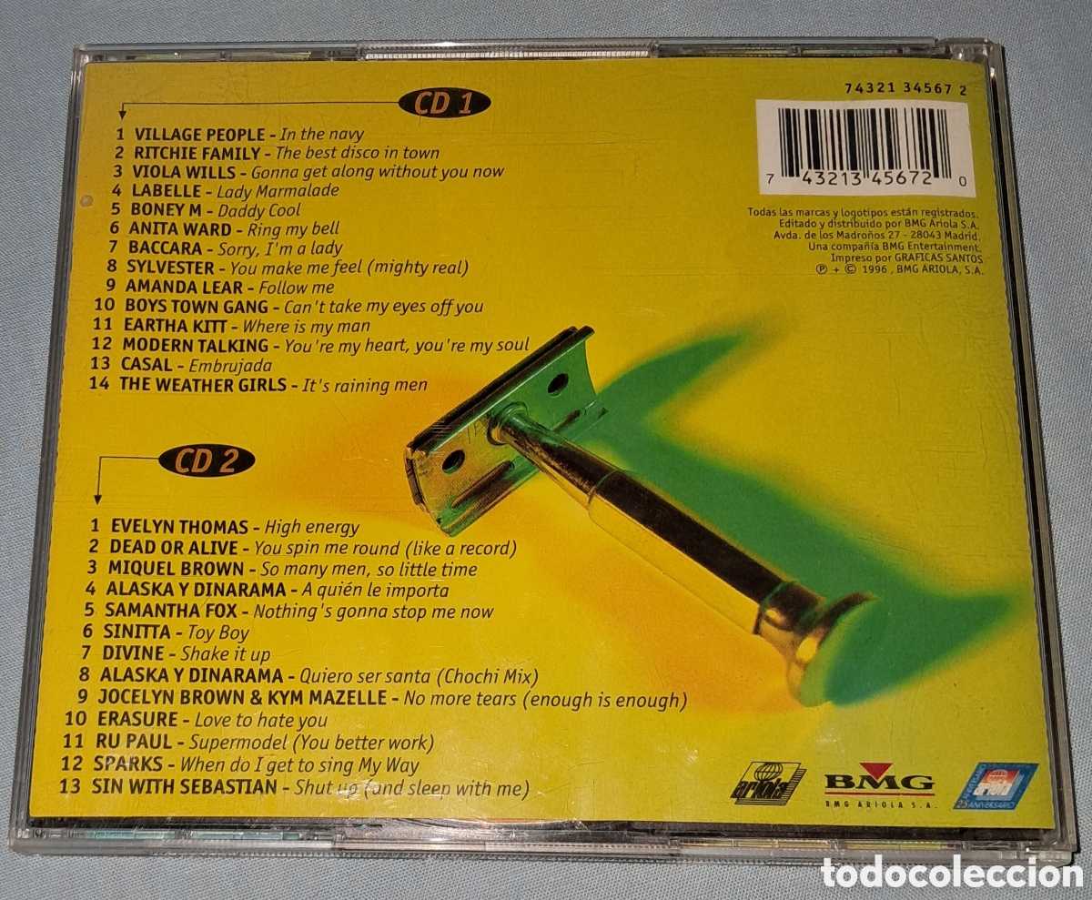 CDs de m&uacute;sica: DOBLE CD DANCING QUEEN .1996 BMG ARIOLA - Foto 4