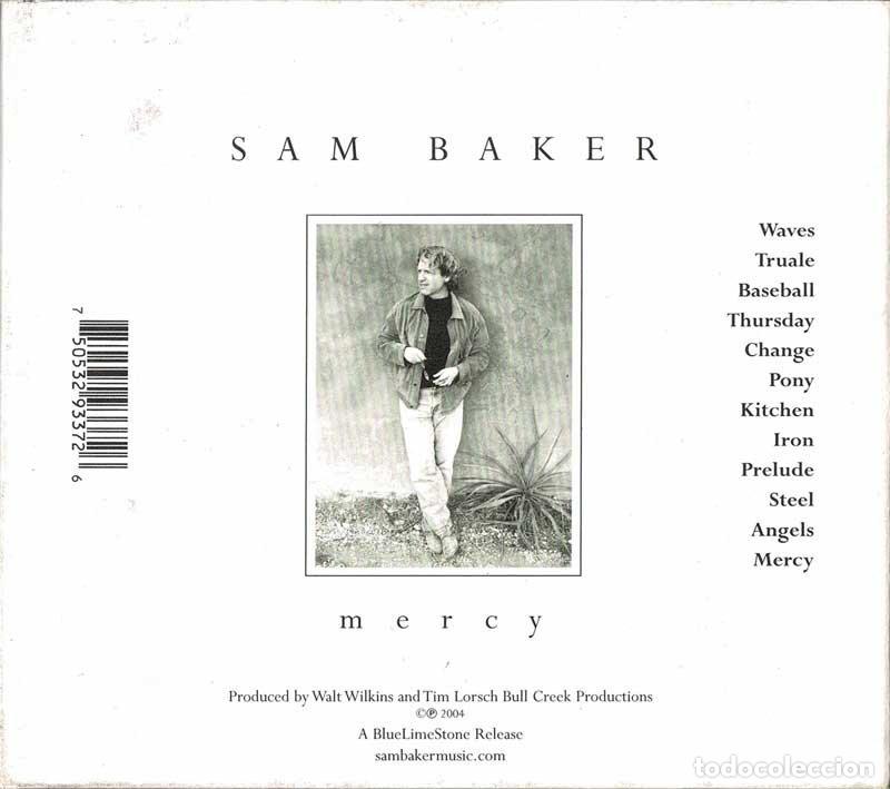 CDs de m&uacute;sica: Sam Baker - Mercy. CD - Foto 2