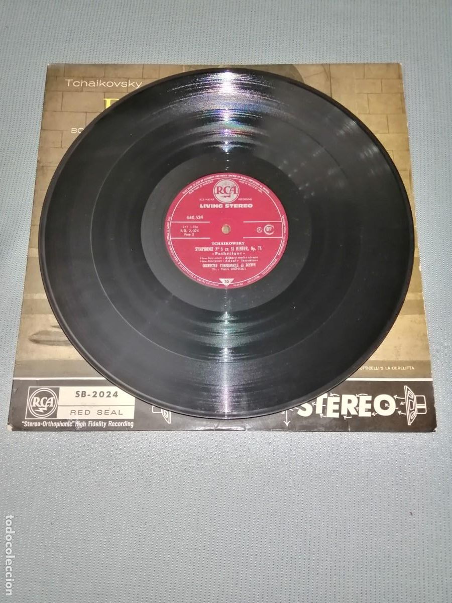 CDs de m&uacute;sica: TCHAIKOVSKY - SYMPHONY PATEH&Eacute;TIQUE - 1959 - Foto 3