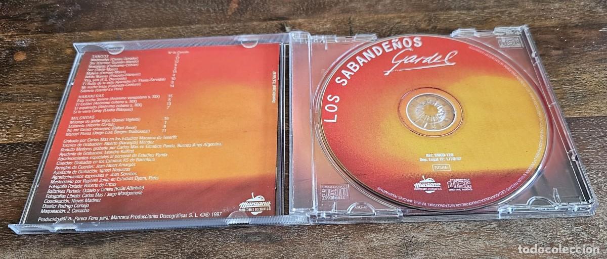 CDs de m&uacute;sica: CD LOS SABANDE&Ntilde;OS - GARDEL (1997), COLECCI&Oacute;N PRIVADA - Foto 3