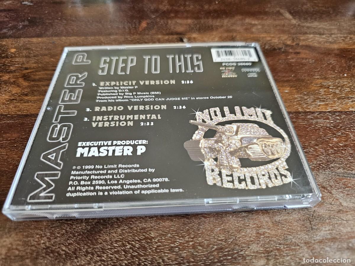 CDs de m&uacute;sica: CD MASTER P - STEP TO THIS (SINGLE) EDICI&Oacute;N LIMITADA, DE COLECCI&Oacute;N PRIVADA - Foto 2