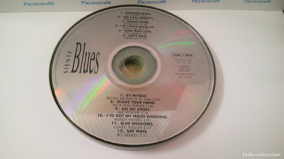 CDs de m&uacute;sica: C101 CD SIENTE BLUES 12 GRANDES EXITOS - Foto 2