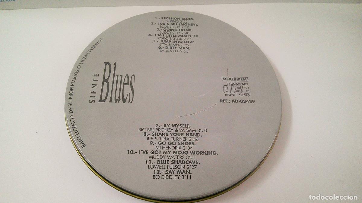 CDs de m&uacute;sica: C101 CD SIENTE BLUES 12 GRANDES EXITOS - Foto 3