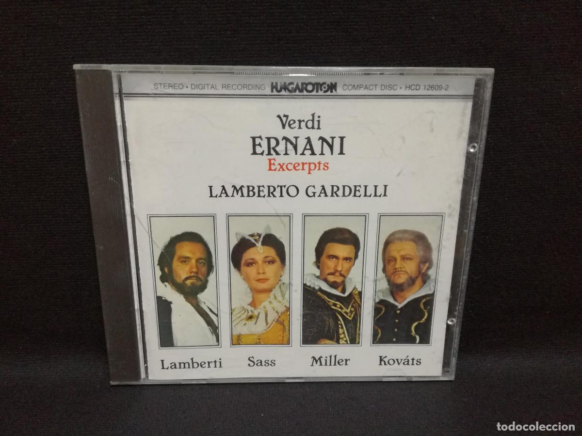 CDs de M&uacute;sica: CD - VERDI ERNANI - SASS LAMBERTI MILLER KOV&Aacute;TS GARDELLI