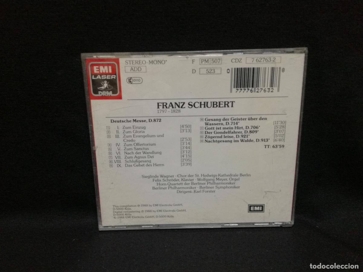 CDs de m&uacute;sica: CD - SCHUBERT - DEUTSCHE MESSE - Foto 2