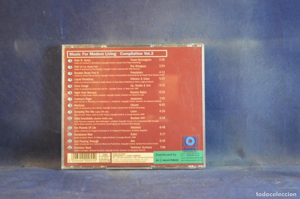 CDs de m&uacute;sica: VARIOUS &ndash; MUSIC FOR MODERN LIVING COMPILATION VOL. 2 - CD - Foto 2