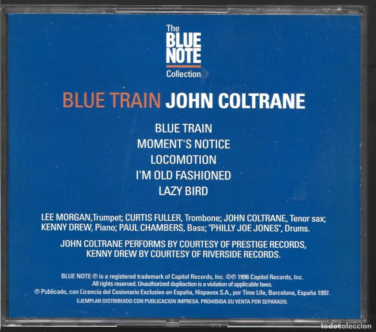 CDs de m&uacute;sica: JOHN COLTRANE : Blue Train. CD. The Blue Note Collection, 1997 - Foto 2
