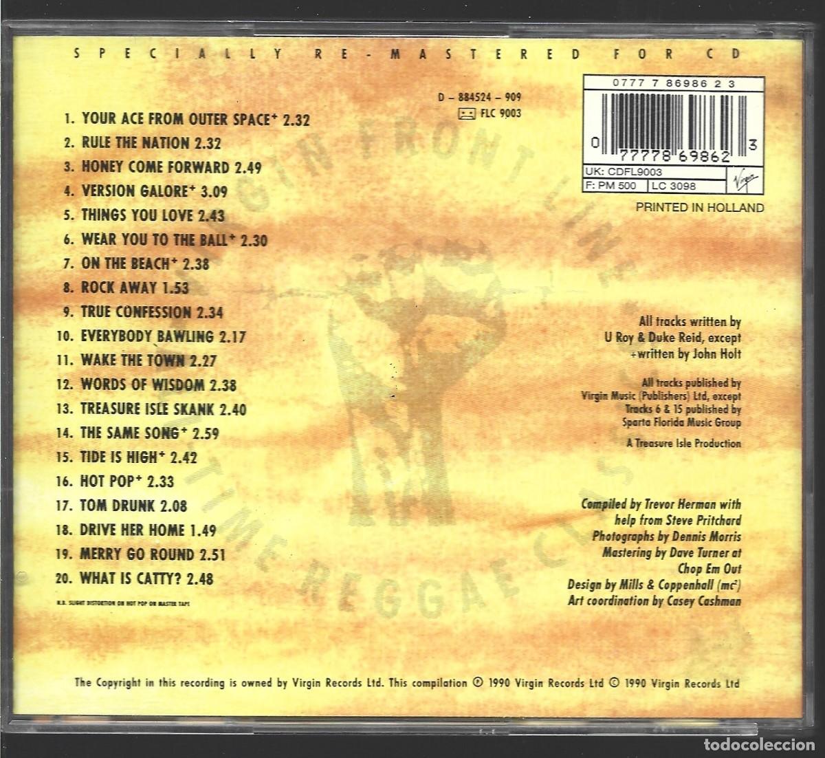 CDs de m&uacute;sica: U ROY : Version of Wisdom. (CD. Virgin Rds., 1990) - Foto 2