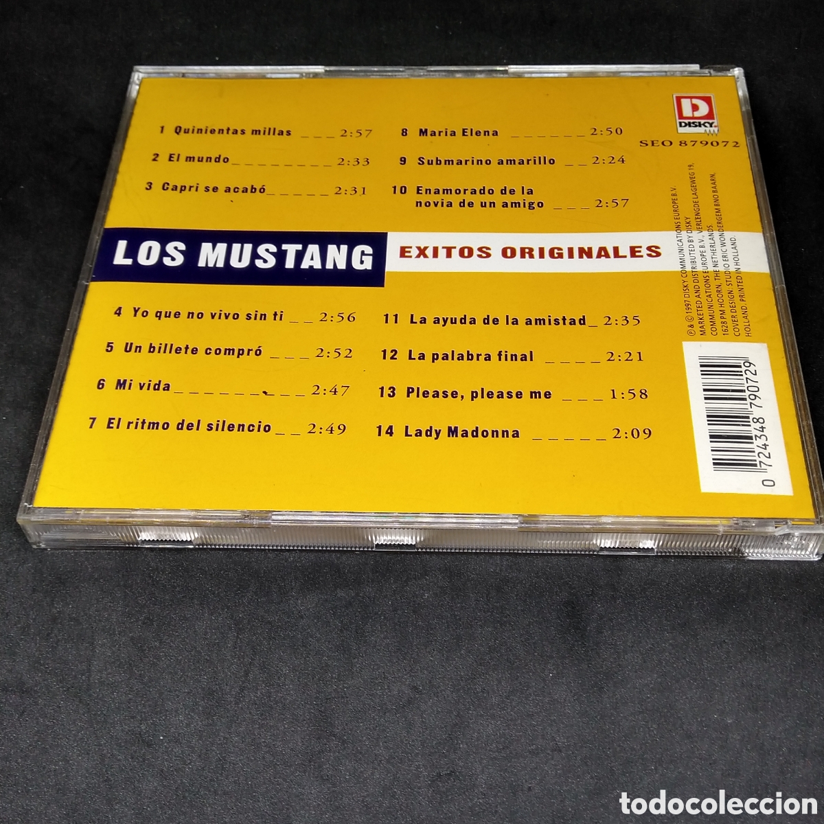 CDs de m&uacute;sica: LOS MUSTANG - EXITOS ORIGINALES - 1997 - CD - DISCO VERIFICADO - Foto 2
