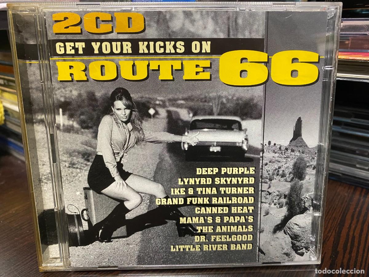 CDs de m&uacute;sica: Various - Get Your Kicks On Route 66 (2xCD, Comp) - Foto 1