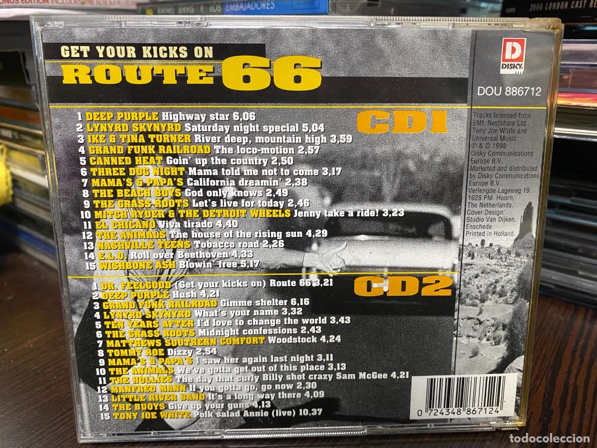 CDs de m&uacute;sica: Various - Get Your Kicks On Route 66 (2xCD, Comp) - Foto 2