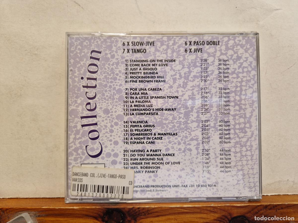 CDs de m&uacute;sica: CD. DANCEBAND. PASO DOBLE. TANGO. JIVE. - Foto 2