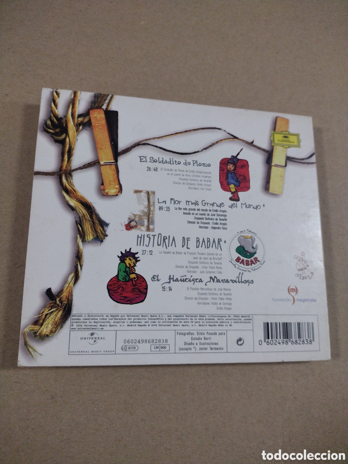 CDs de m&uacute;sica: EMILIO ARAGON - EL SOLDADITO DE PLOMO. CD - Foto 2