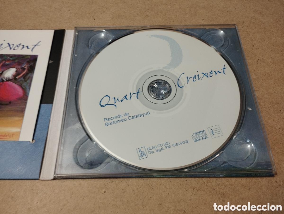 CDs de m&uacute;sica: QUART CREIXENT. RECORDS DE BARTOMEU CALATAYUD (CD) - Foto 2