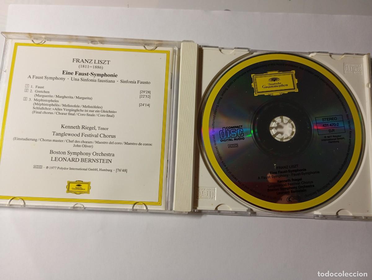 CDs de m&uacute;sica: FRANZ LISZT. FAUST SYMPHONIE. 1 cd - Foto 3