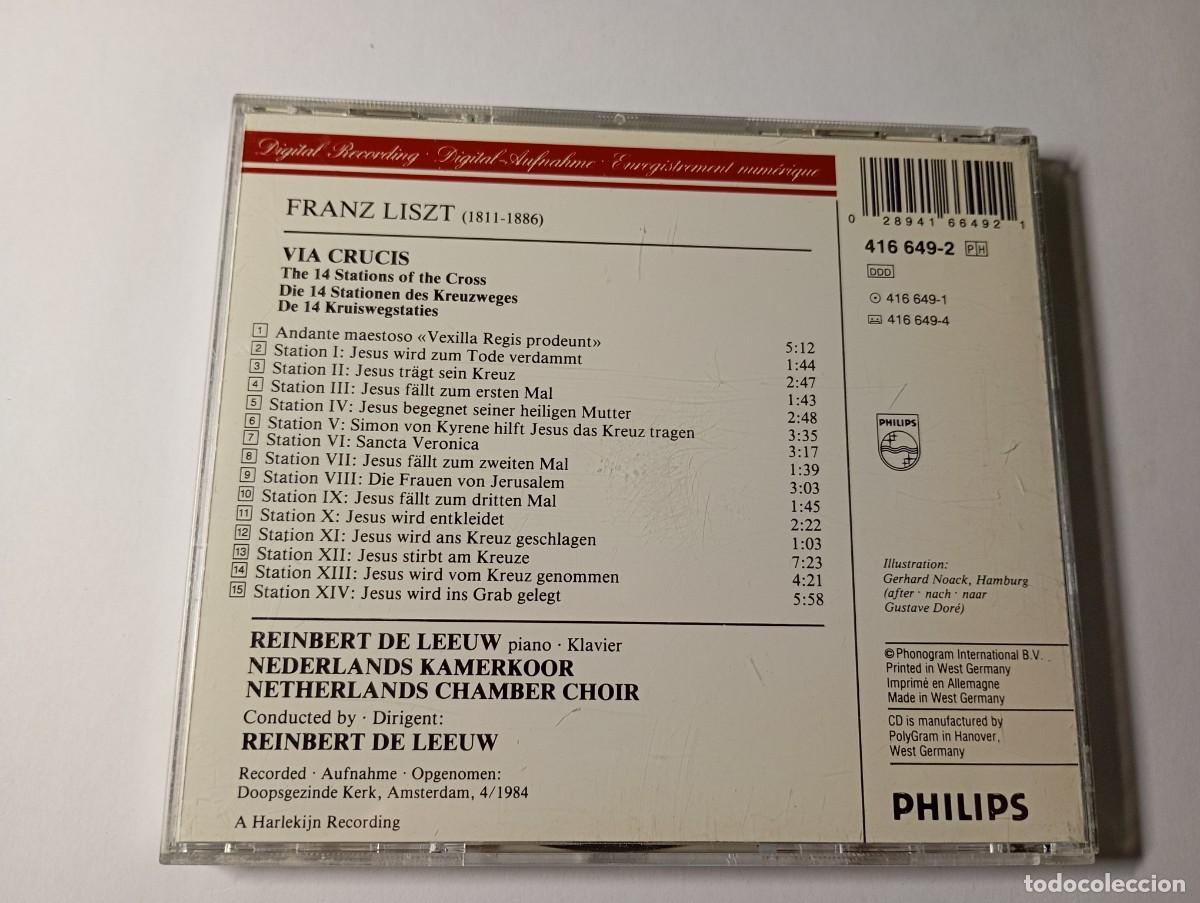 CDs de m&uacute;sica: FRANZ LISZT. VIA CRUCIS. 1cd - Foto 2