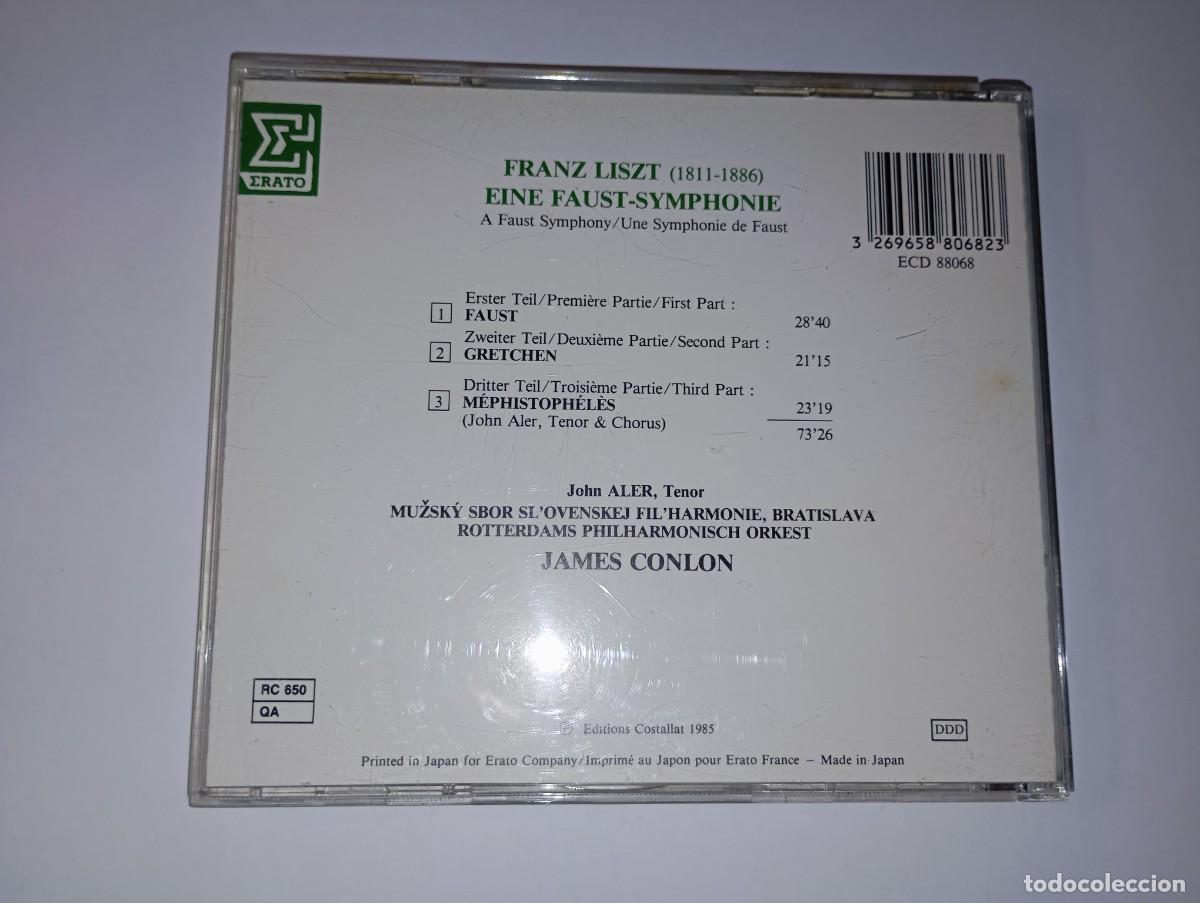 CDs de m&uacute;sica: FRANZ LISZT. EINE FAUST SYMPHONIE. 1 cd - Foto 2